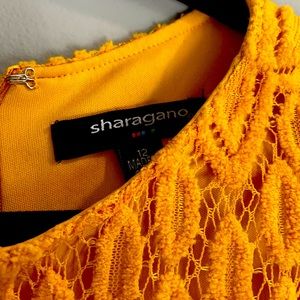 Gorgeous gold dress with double layer mate